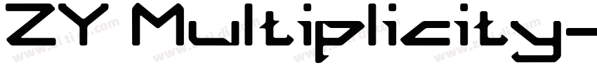 ZY Multiplicity字体转换